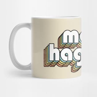 Merle Haggard - Retro Rainbow Letters Mug